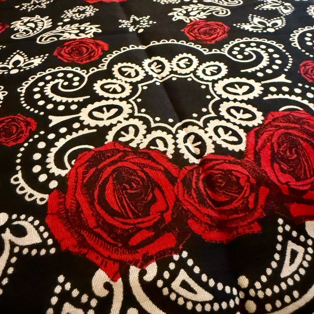 Floral and Skull Patterned Bandana Set - Picture 9 of 9